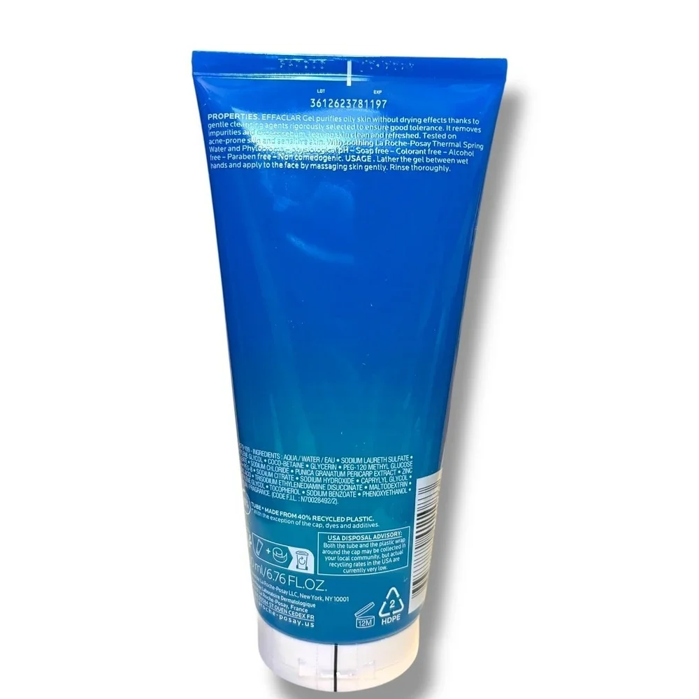 La‎ Roche-Posay Effaclar Purifying Foaming Gel Cleanser Oily Skin 200ml 6.76oz
